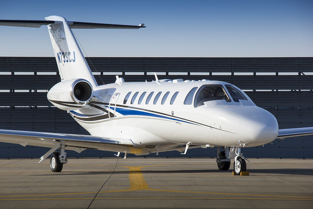 The first production unit of the Citation CJ3+ by Cessna