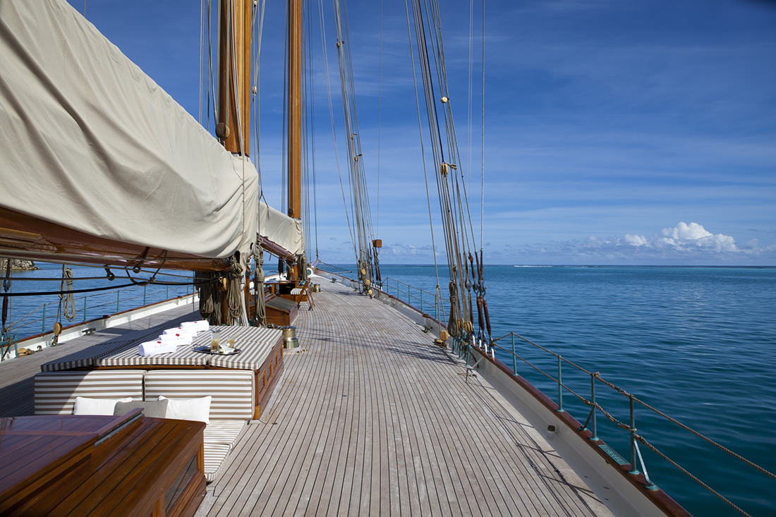 classic yacht boasts all the modern day luxuries above and below deck while...