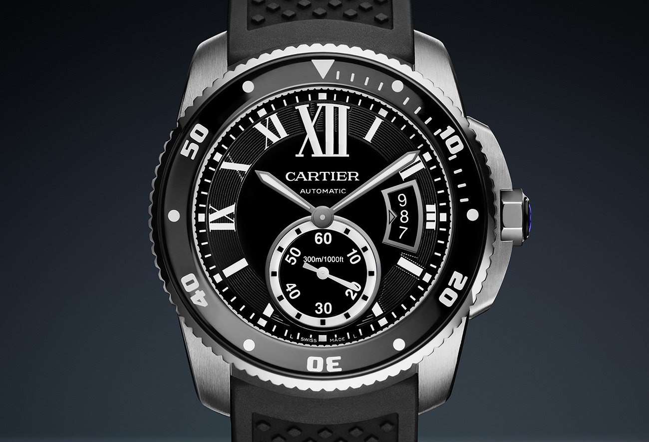 cartier diver black