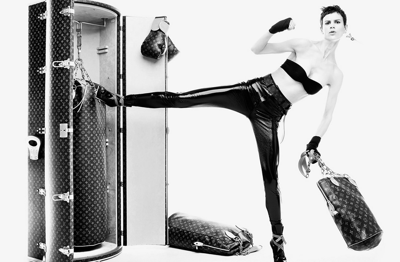 Karl Lagerfeld x Louis Vuitton Monogram Iconoclasts Punching Bag Mini