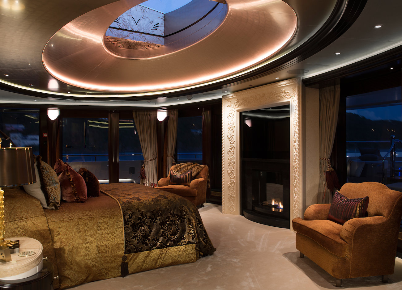 yacht kismet interior
