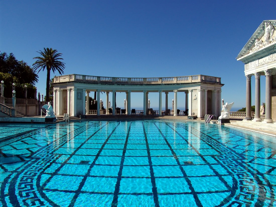 vue Hearst Castle Californie