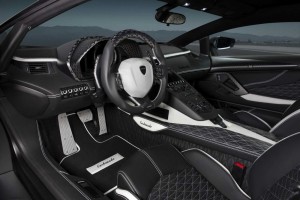 interieur volant aventador