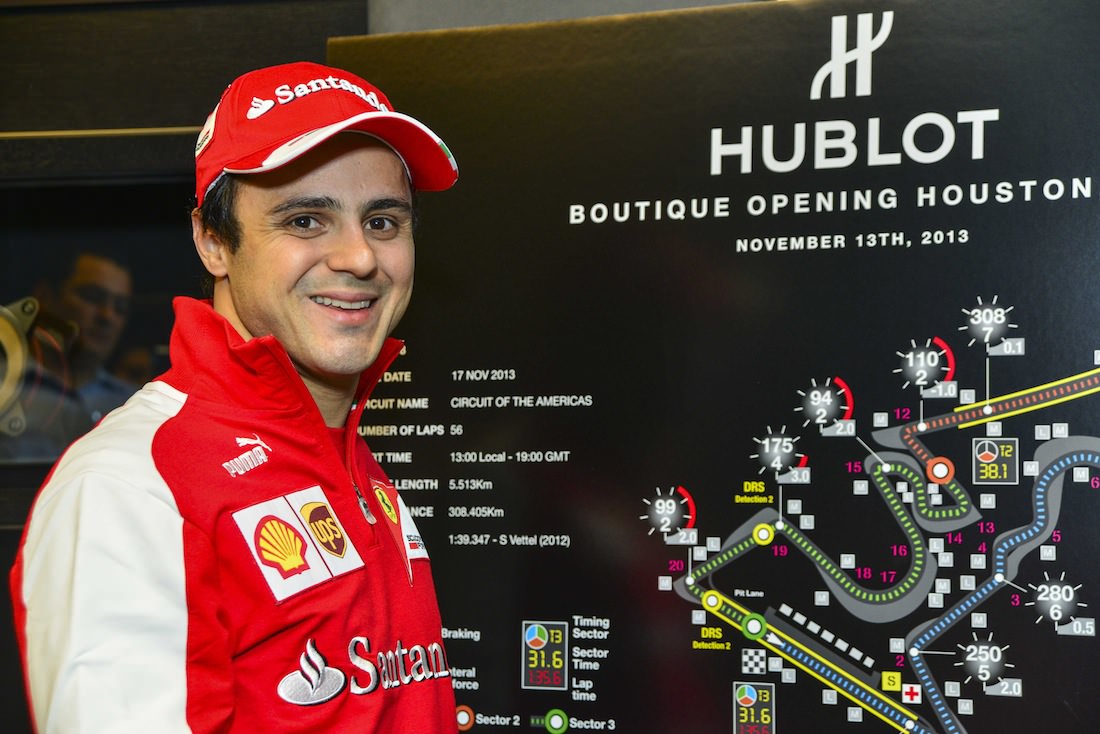 HUBLOT Houston Galleria Grand Opening with Formula 1 Driver Felipe Massa
