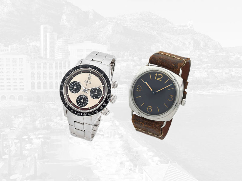 vente au enchere montre de luxe