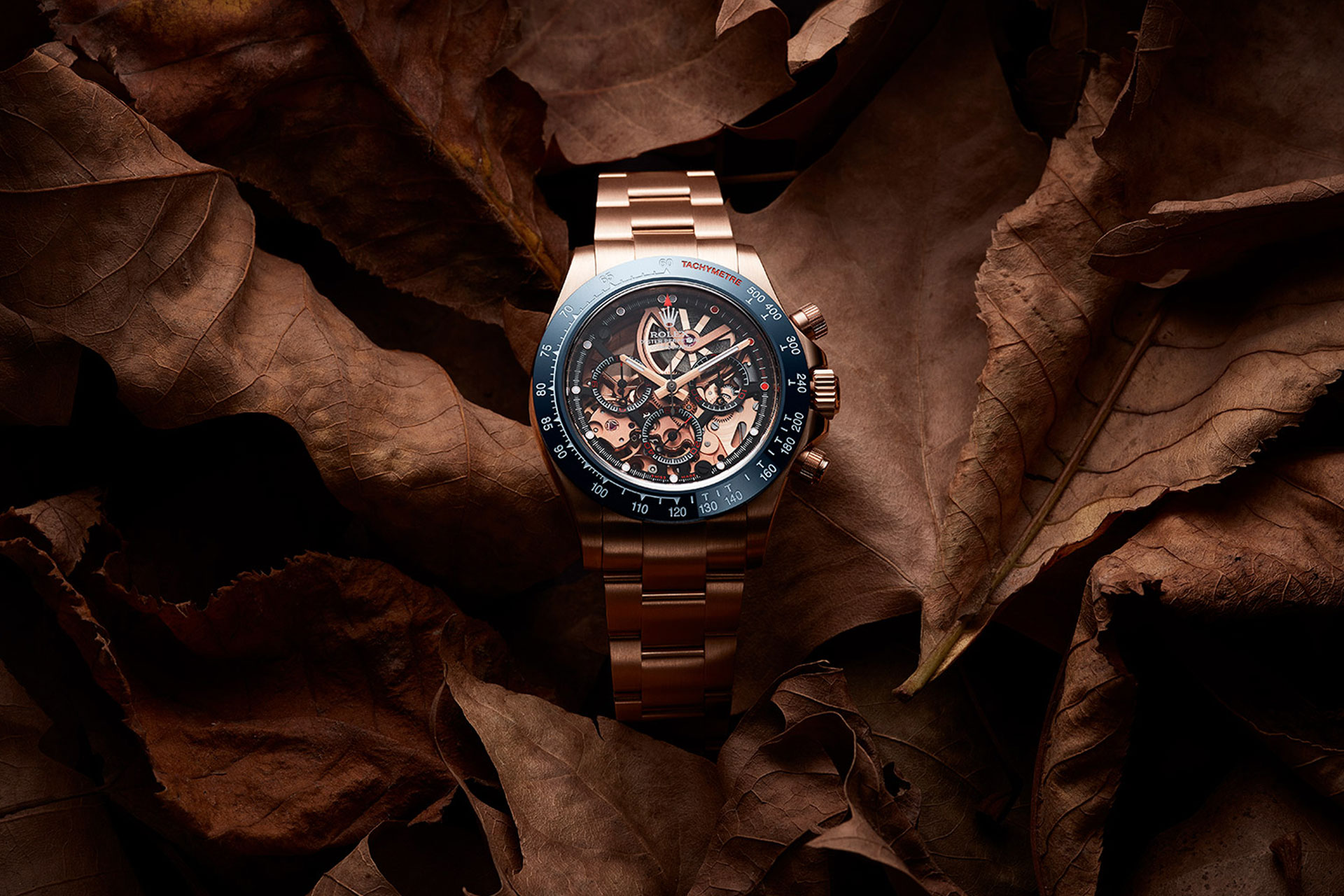 Découvrez la montre La Blausee Gold Rolex Daytona - Artisans de Genève