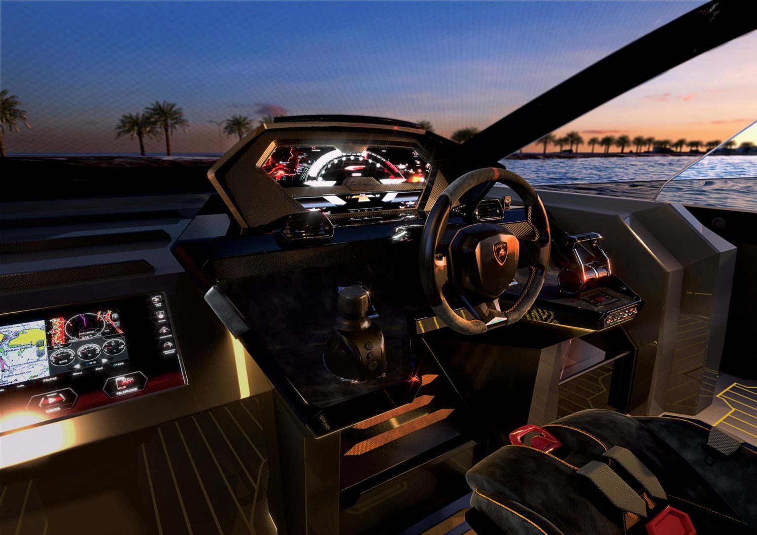 Tecnomar 63 un yacht de luxe inspiré de l'automobile